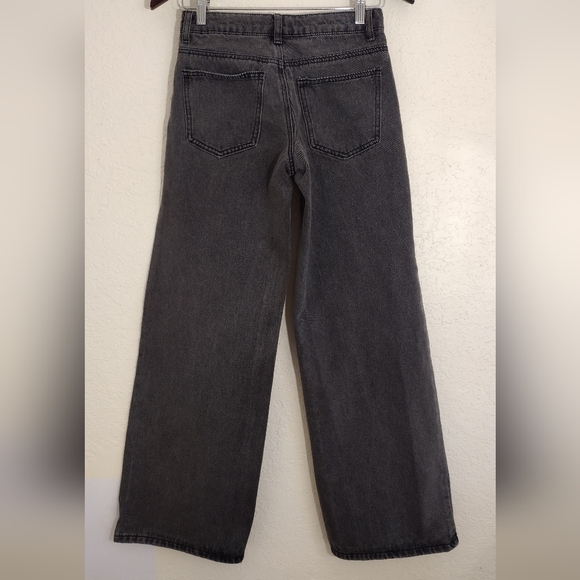 Edikted Raelynn Washed Wide Leg Jeans - Picture 6 of 6